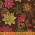 Urban Cosmos-Pink & Brown Flower On Brown