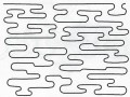 8" Pond Ripples Template for Handquilting