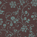Americana Collection Turquoise Chocolate Scroll