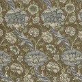 Morris & Company Large Floral Brown Aqua