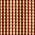 Provence - Red-Tan-Cream Check