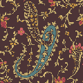 Americana Collection Red-Brown Paisley